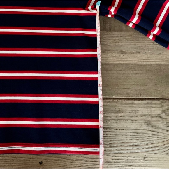 Halogen: Striped Long Sleeve Crew Neck Top - Picture 10 of 14